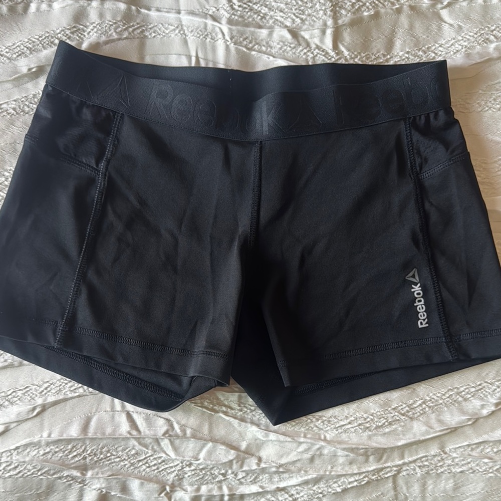 Reebok Women's Black Athletic Shorts